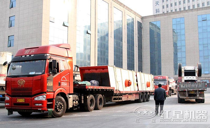 紅星建筑垃圾破碎機(jī)發(fā)貨忙