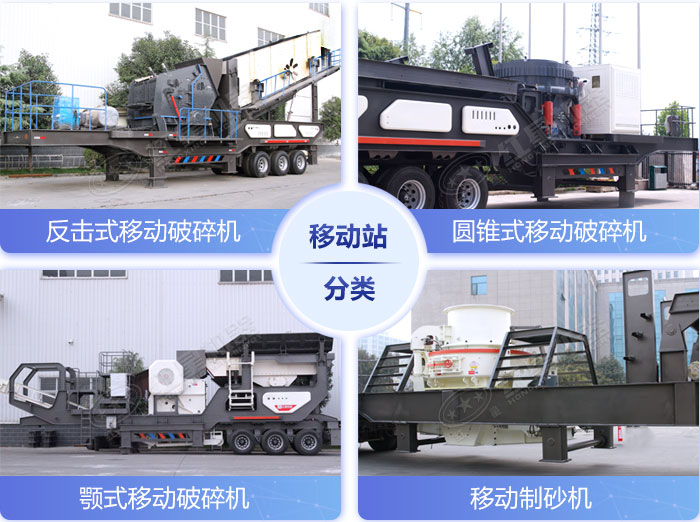 移動(dòng)式碎石機(jī)分類