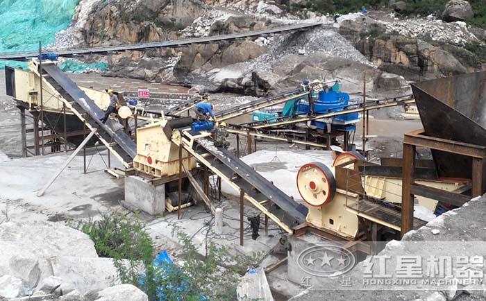 煤炭生產線加工現(xiàn)場