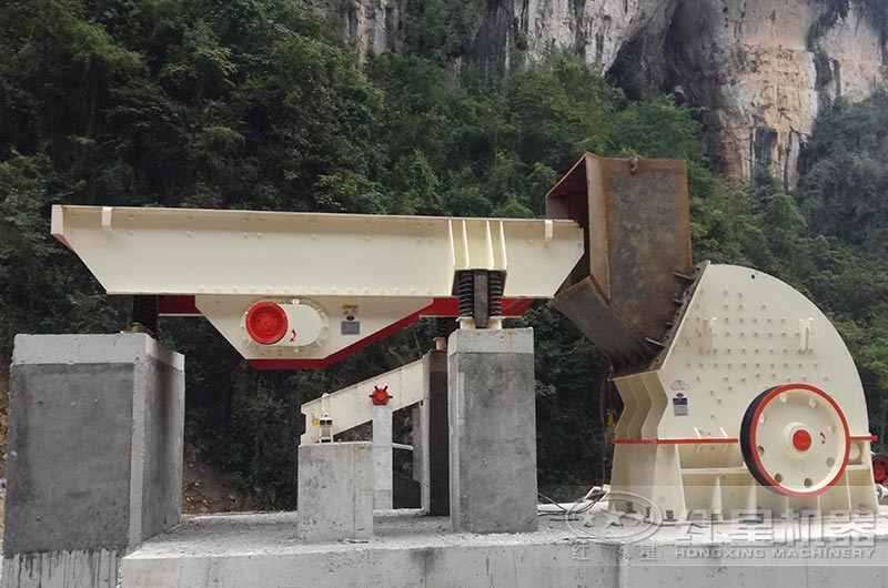 方案二錘式破碎生產(chǎn)線