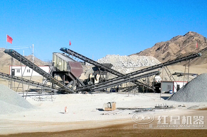 大型破碎生產現場